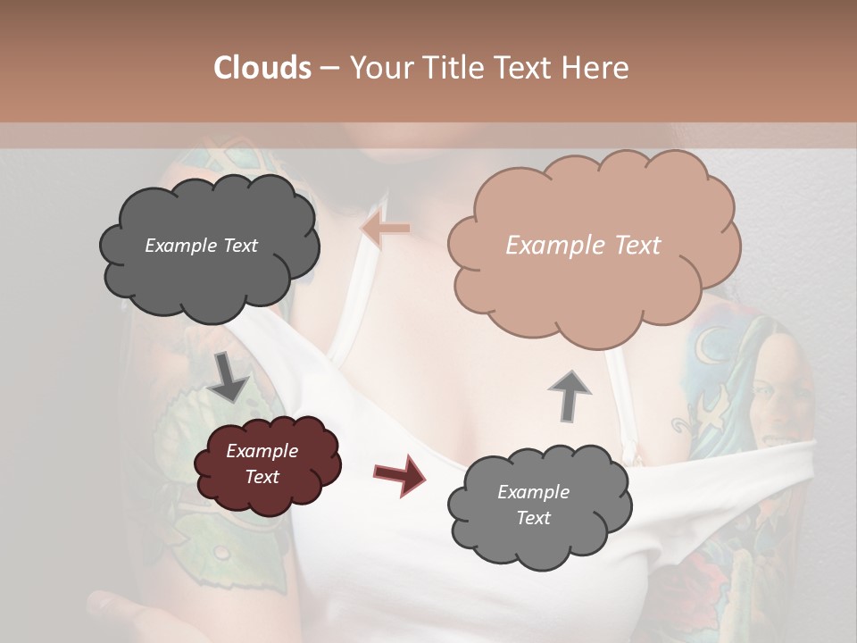 Tribal Attractive Caucasian PowerPoint Template