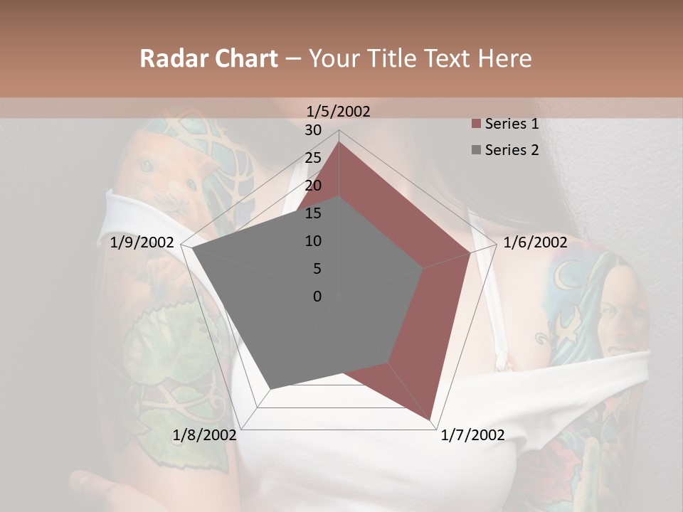 Tribal Attractive Caucasian PowerPoint Template