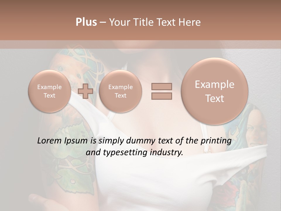 Tribal Attractive Caucasian PowerPoint Template
