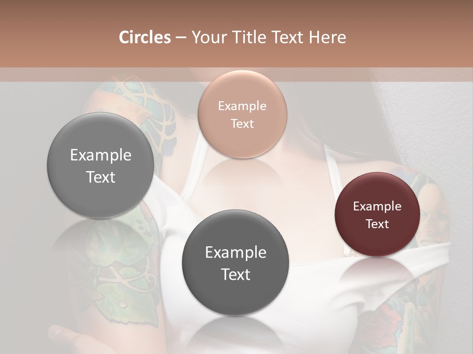 Tribal Attractive Caucasian PowerPoint Template
