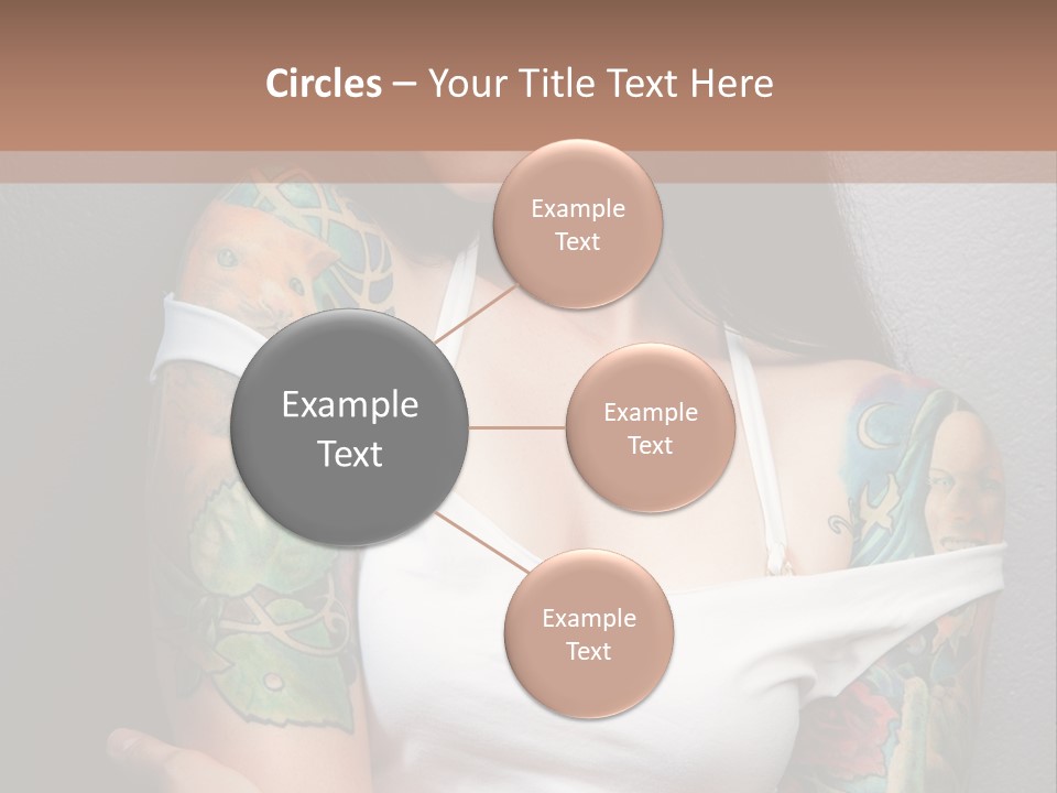 Tribal Attractive Caucasian PowerPoint Template