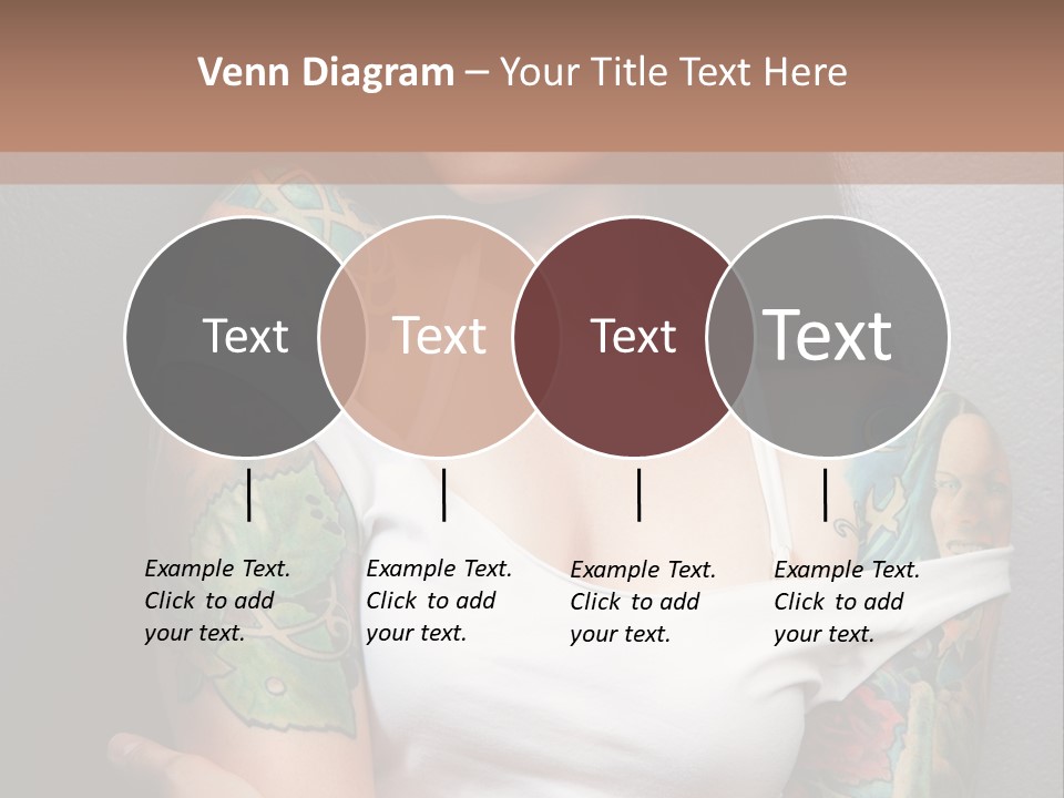 Tribal Attractive Caucasian PowerPoint Template