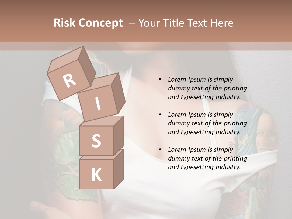 Tribal Attractive Caucasian PowerPoint Template
