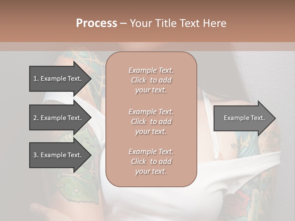 Tribal Attractive Caucasian PowerPoint Template