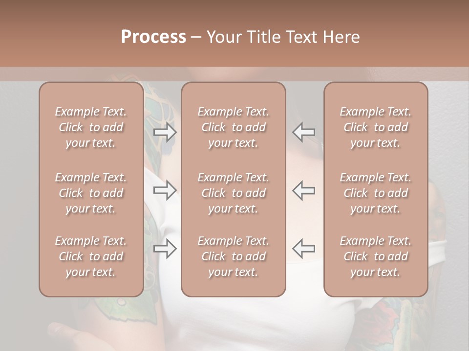 Tribal Attractive Caucasian PowerPoint Template