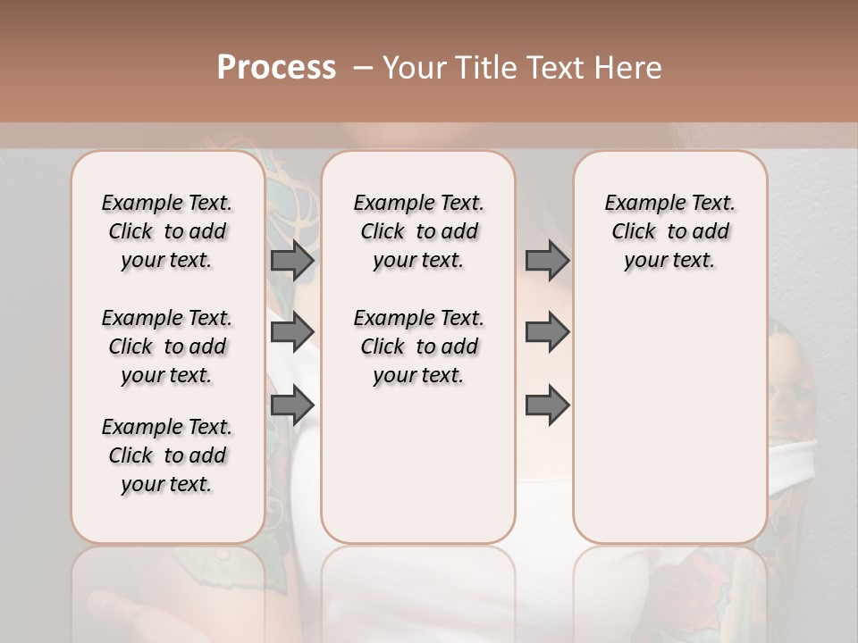 Tribal Attractive Caucasian PowerPoint Template