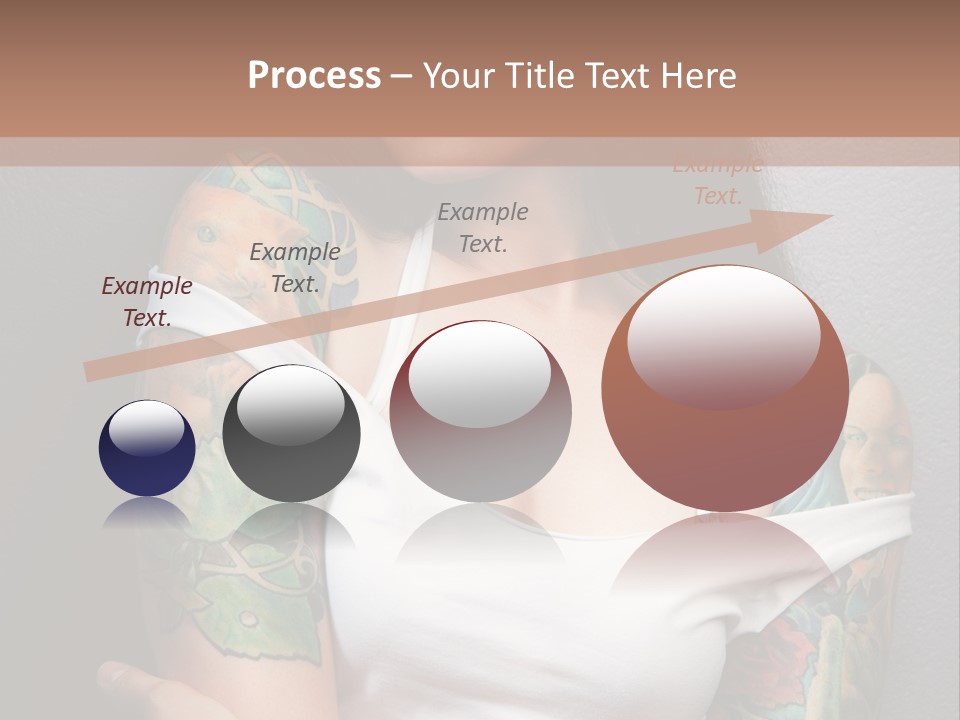 Tribal Attractive Caucasian PowerPoint Template
