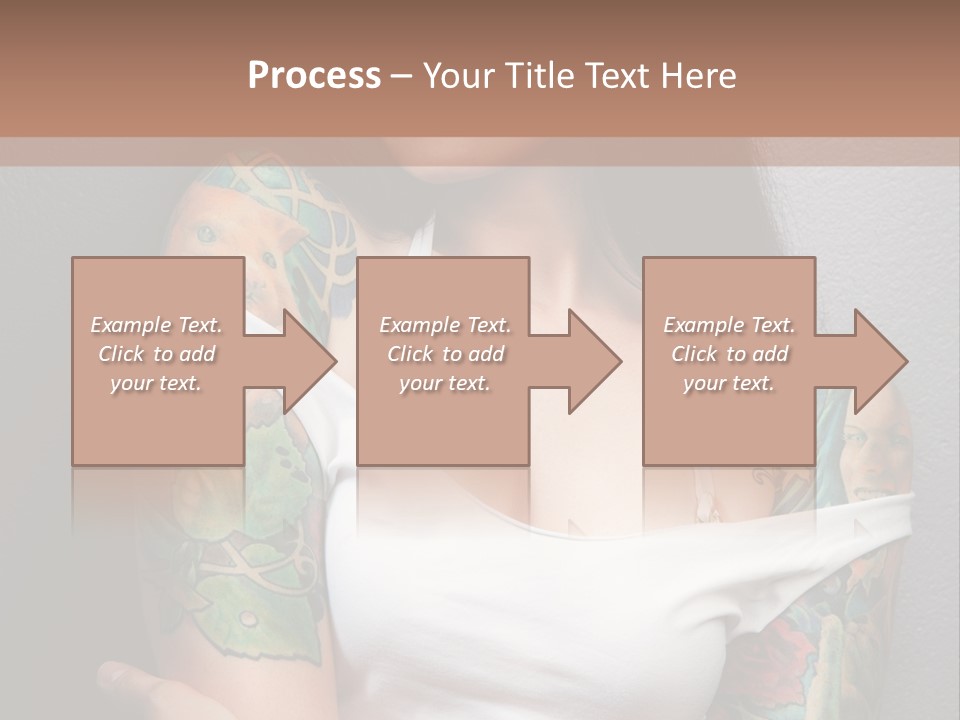 Tribal Attractive Caucasian PowerPoint Template