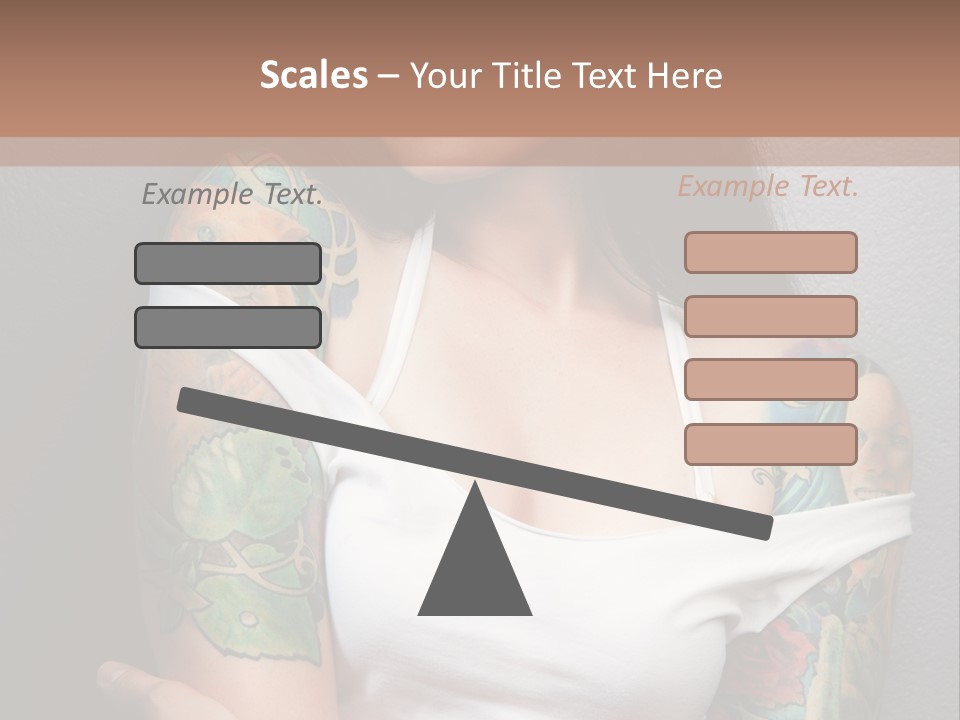 Tribal Attractive Caucasian PowerPoint Template