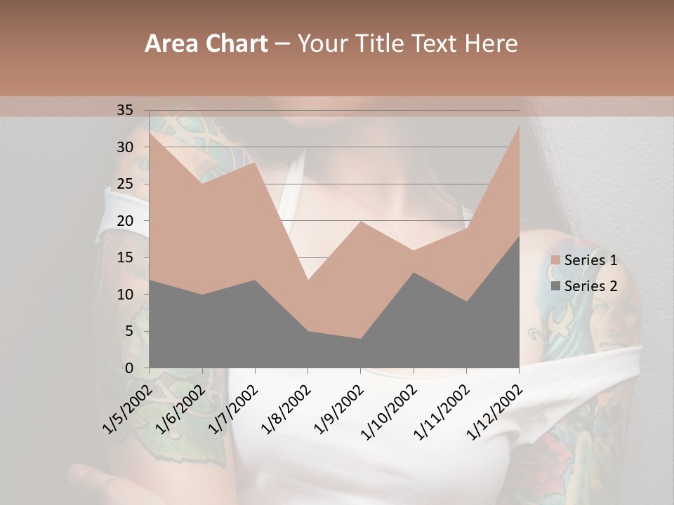 Tribal Attractive Caucasian PowerPoint Template