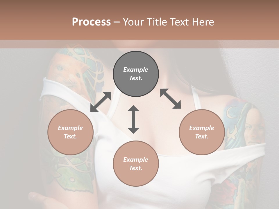 Tribal Attractive Caucasian PowerPoint Template