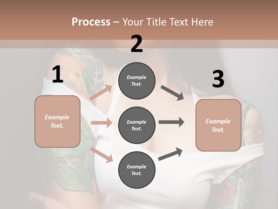 Tribal Attractive Caucasian PowerPoint Template