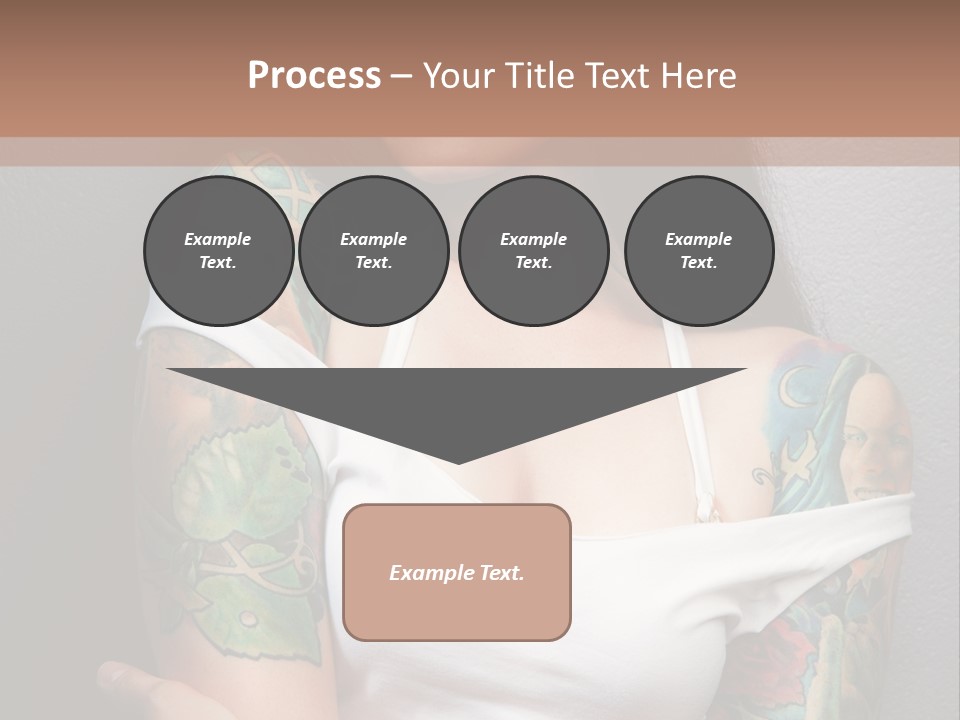 Tribal Attractive Caucasian PowerPoint Template