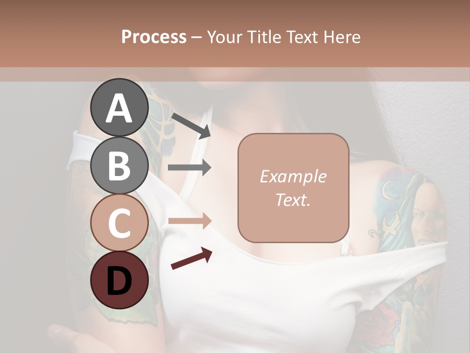 Tribal Attractive Caucasian PowerPoint Template