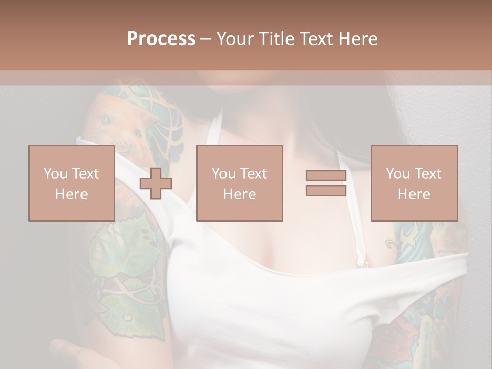 Tribal Attractive Caucasian PowerPoint Template