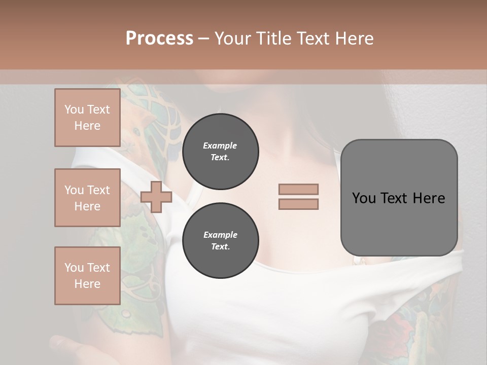 Tribal Attractive Caucasian PowerPoint Template