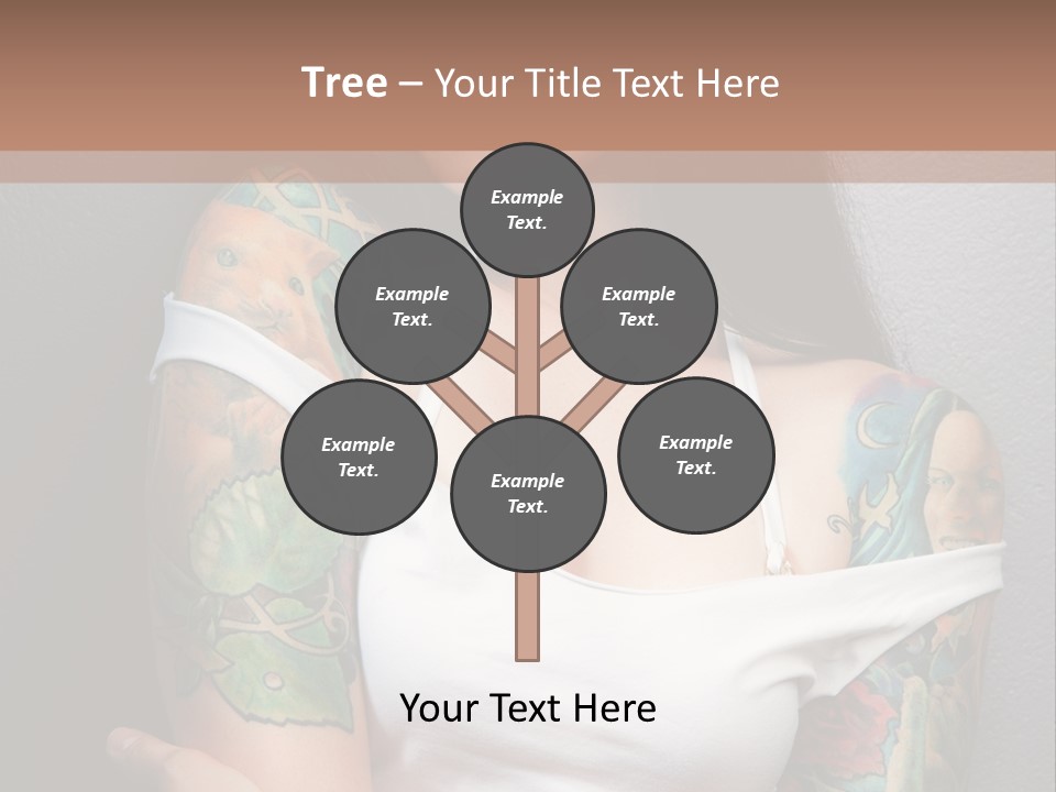 Tribal Attractive Caucasian PowerPoint Template