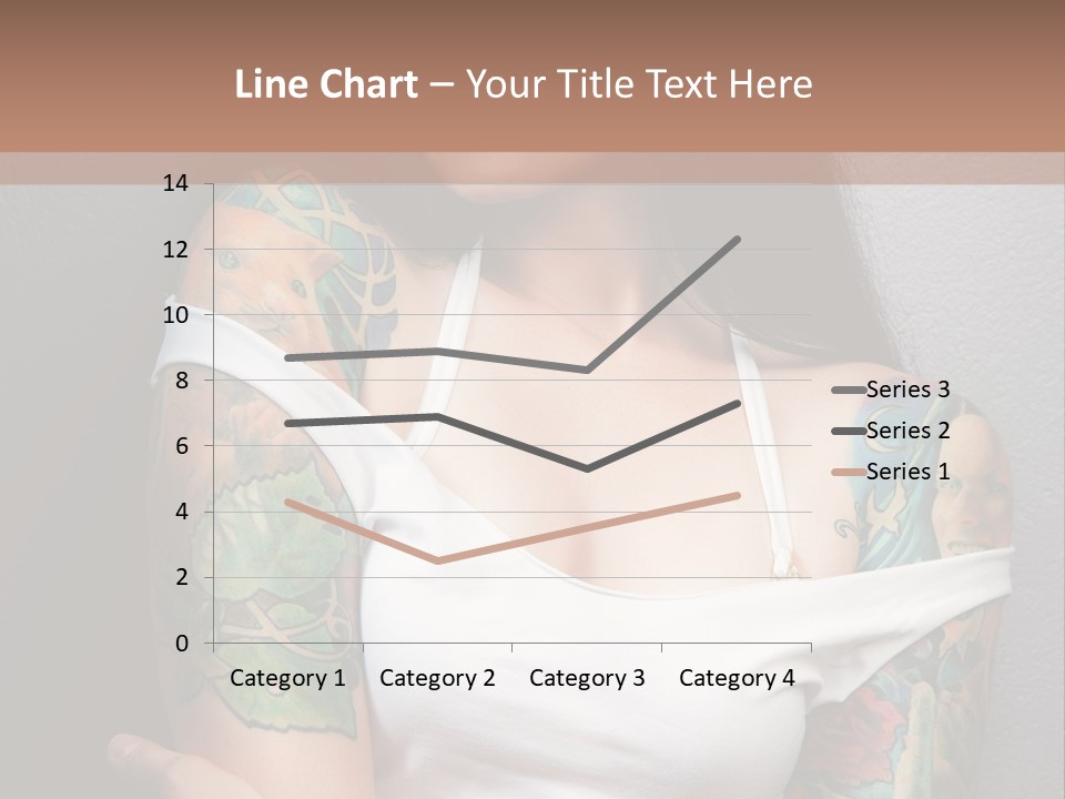 Tribal Attractive Caucasian PowerPoint Template