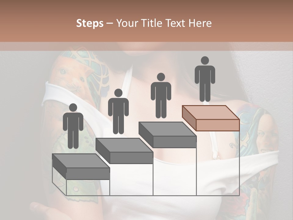 Tribal Attractive Caucasian PowerPoint Template