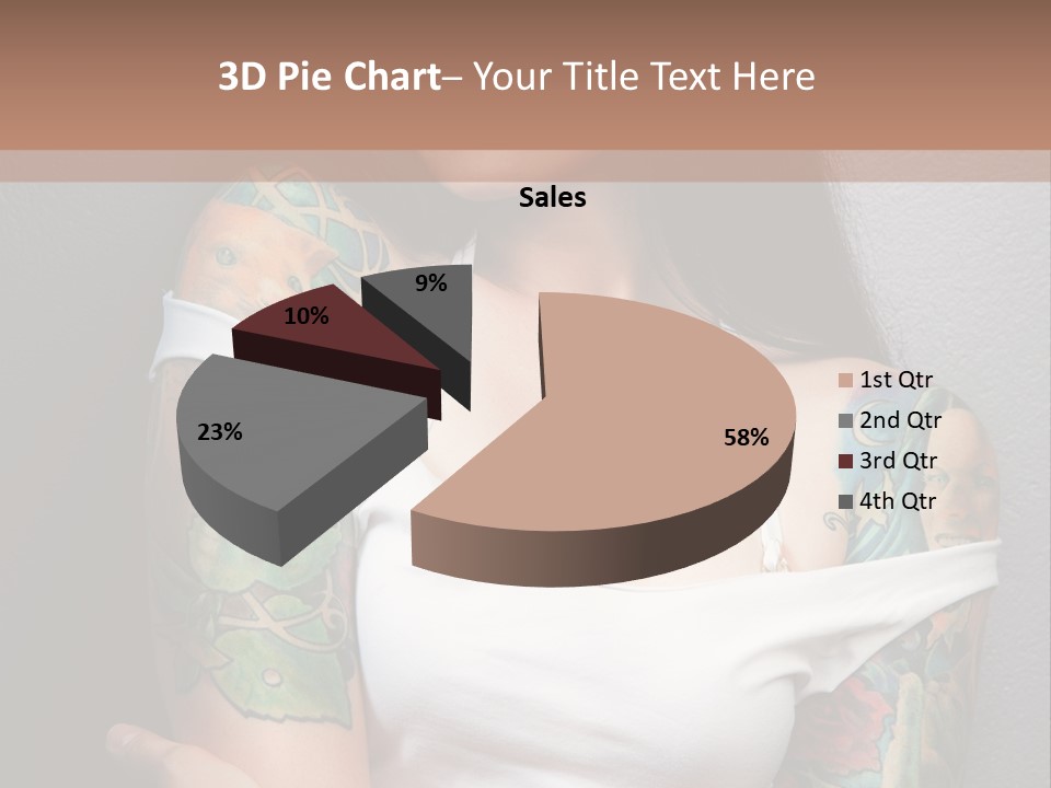 Tribal Attractive Caucasian PowerPoint Template