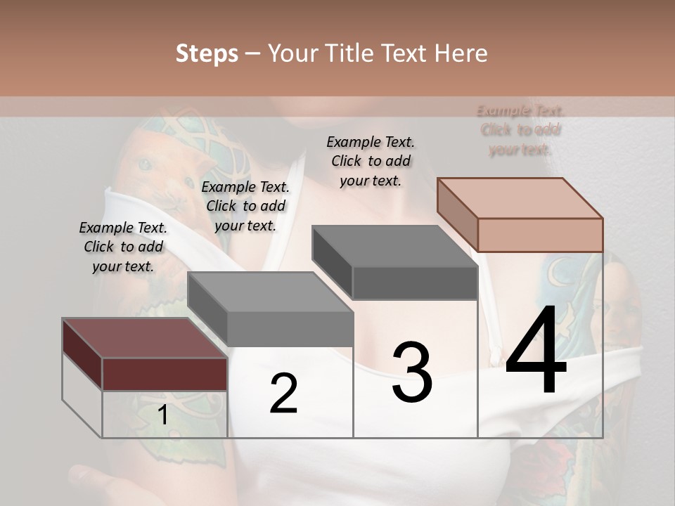 Tribal Attractive Caucasian PowerPoint Template