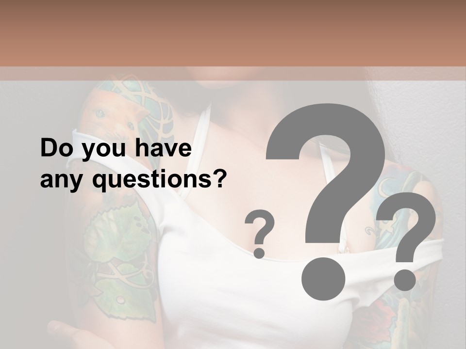 Tribal Attractive Caucasian PowerPoint Template