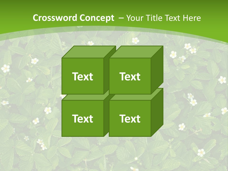 Green Organic Leaf PowerPoint Template