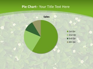 Green Organic Leaf PowerPoint Template