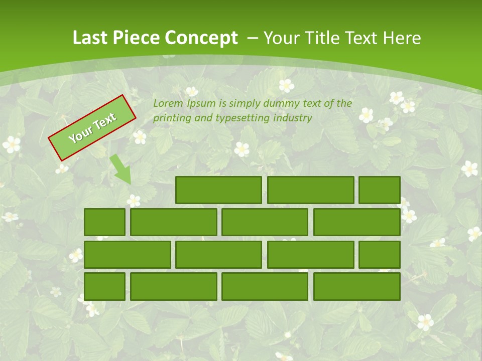 Green Organic Leaf PowerPoint Template