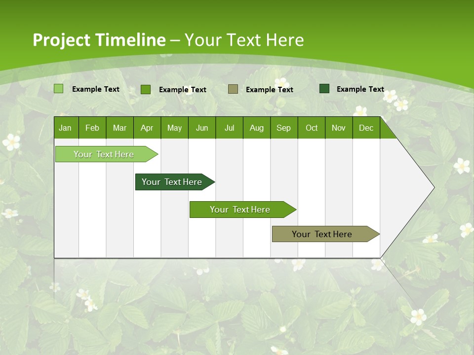 Green Organic Leaf PowerPoint Template