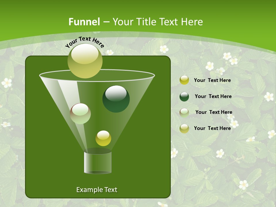 Green Organic Leaf PowerPoint Template