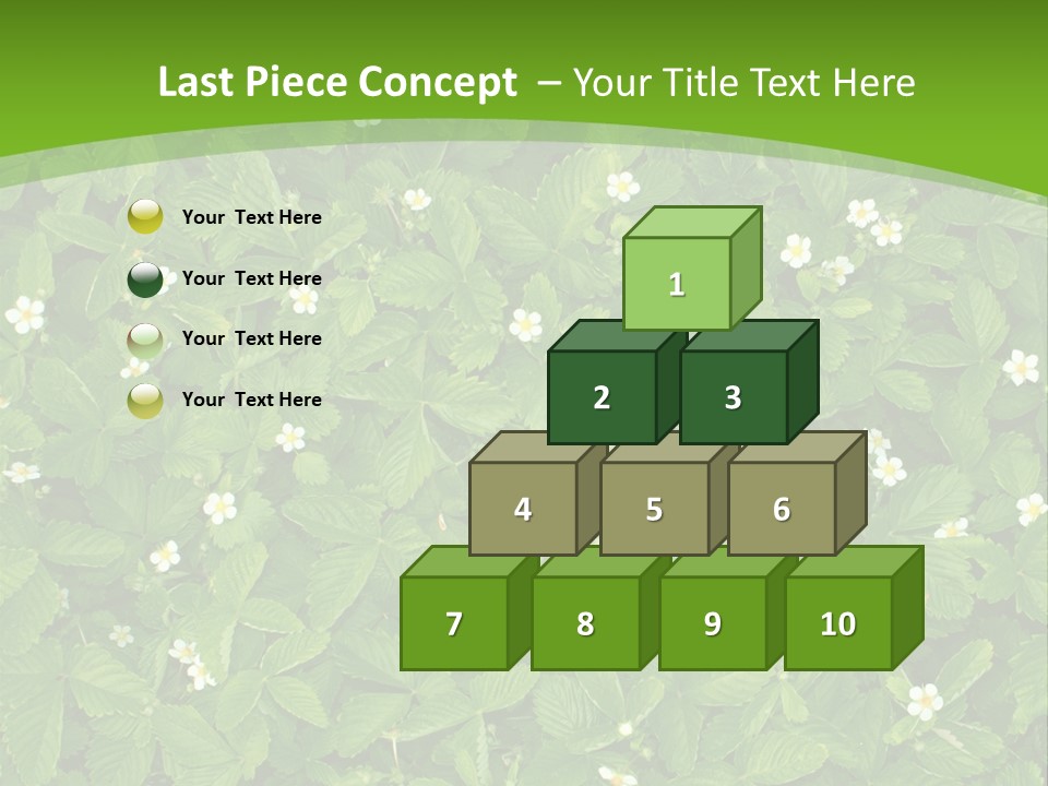 Green Organic Leaf PowerPoint Template