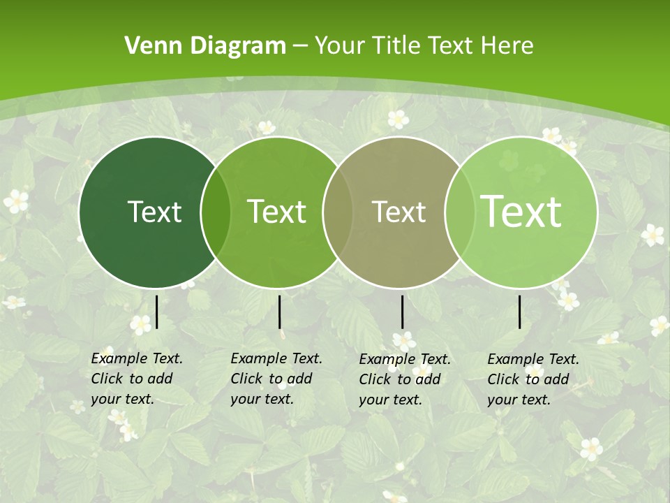 Green Organic Leaf PowerPoint Template