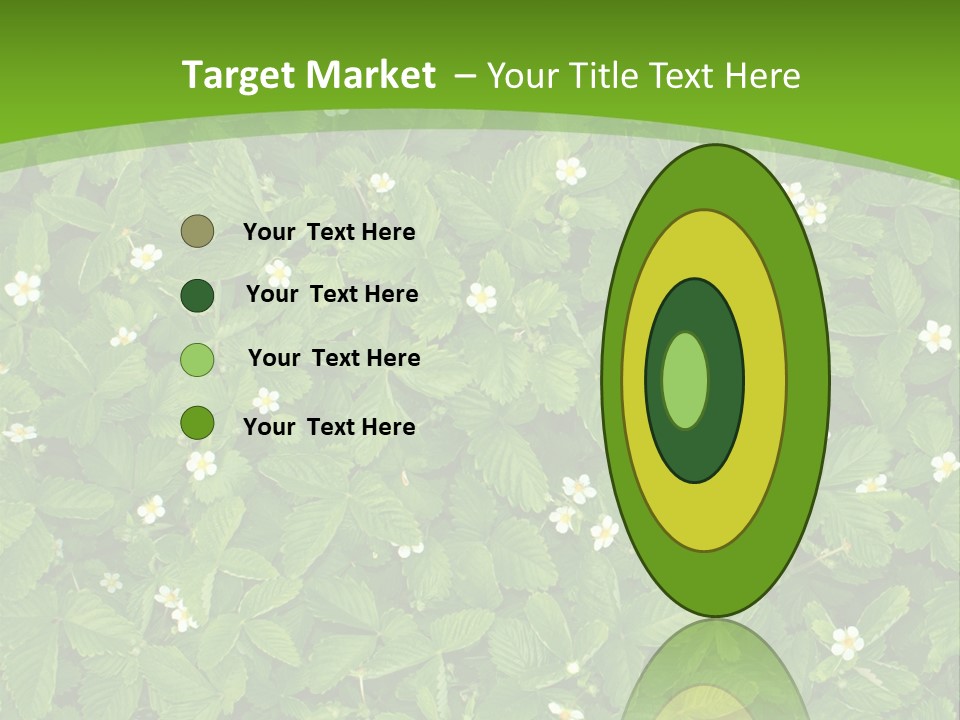 Green Organic Leaf PowerPoint Template