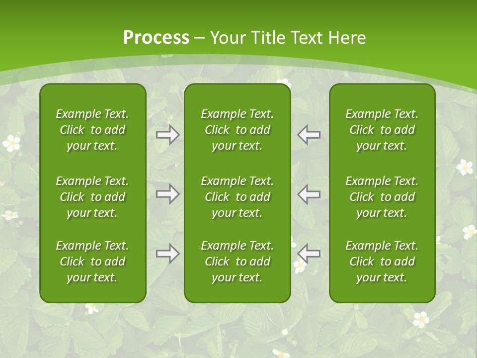 Green Organic Leaf PowerPoint Template