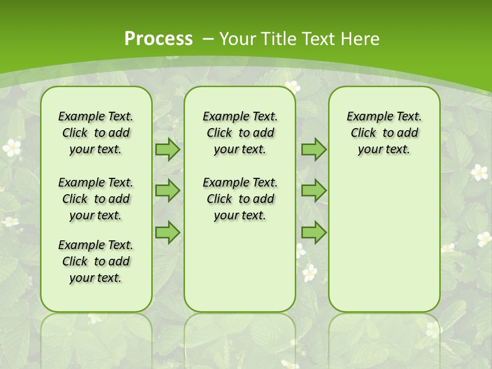 Green Organic Leaf PowerPoint Template