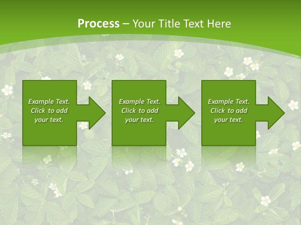 Green Organic Leaf PowerPoint Template