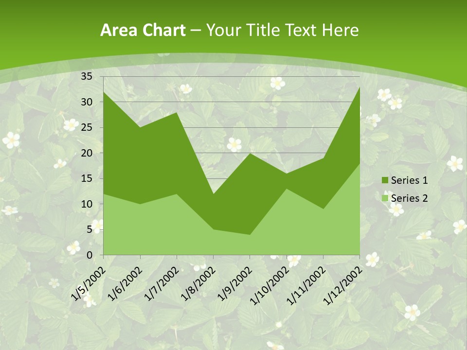 Green Organic Leaf PowerPoint Template