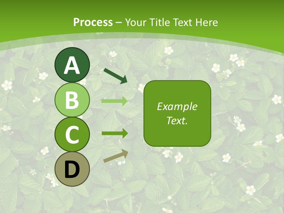 Green Organic Leaf PowerPoint Template