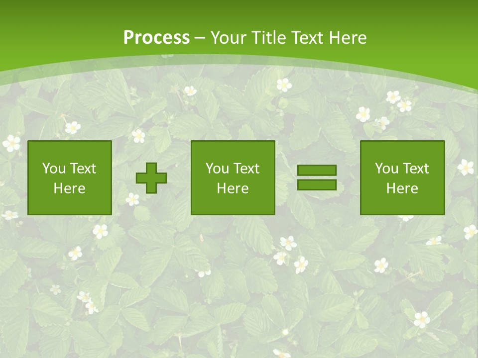 Green Organic Leaf PowerPoint Template