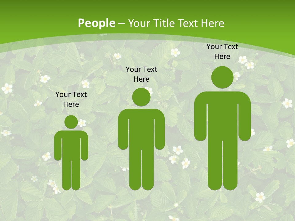 Green Organic Leaf PowerPoint Template