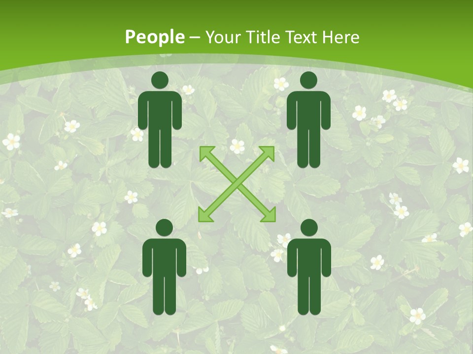 Green Organic Leaf PowerPoint Template