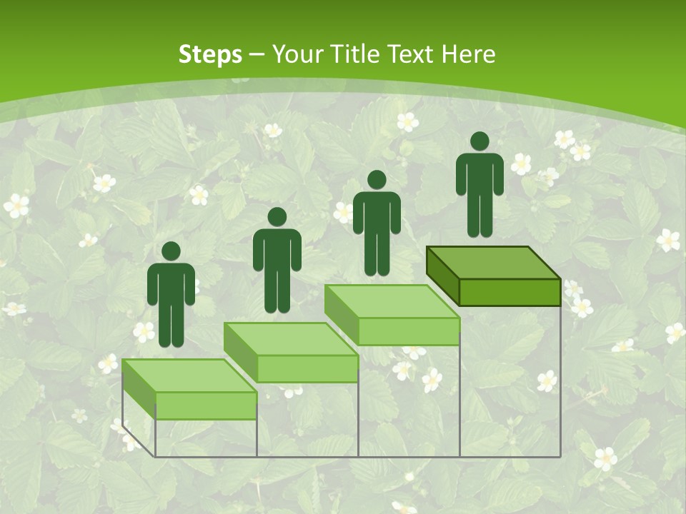 Green Organic Leaf PowerPoint Template