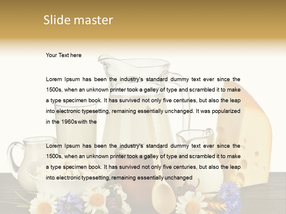 Wood Creamy White PowerPoint Template