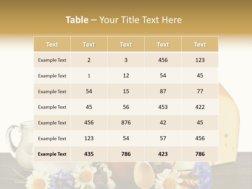 Wood Creamy White PowerPoint Template