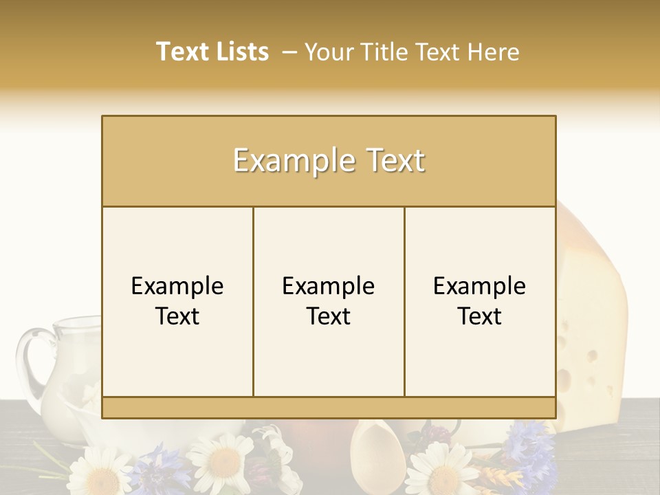 Wood Creamy White PowerPoint Template