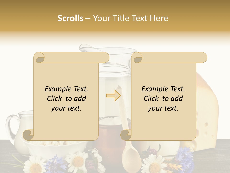 Wood Creamy White PowerPoint Template