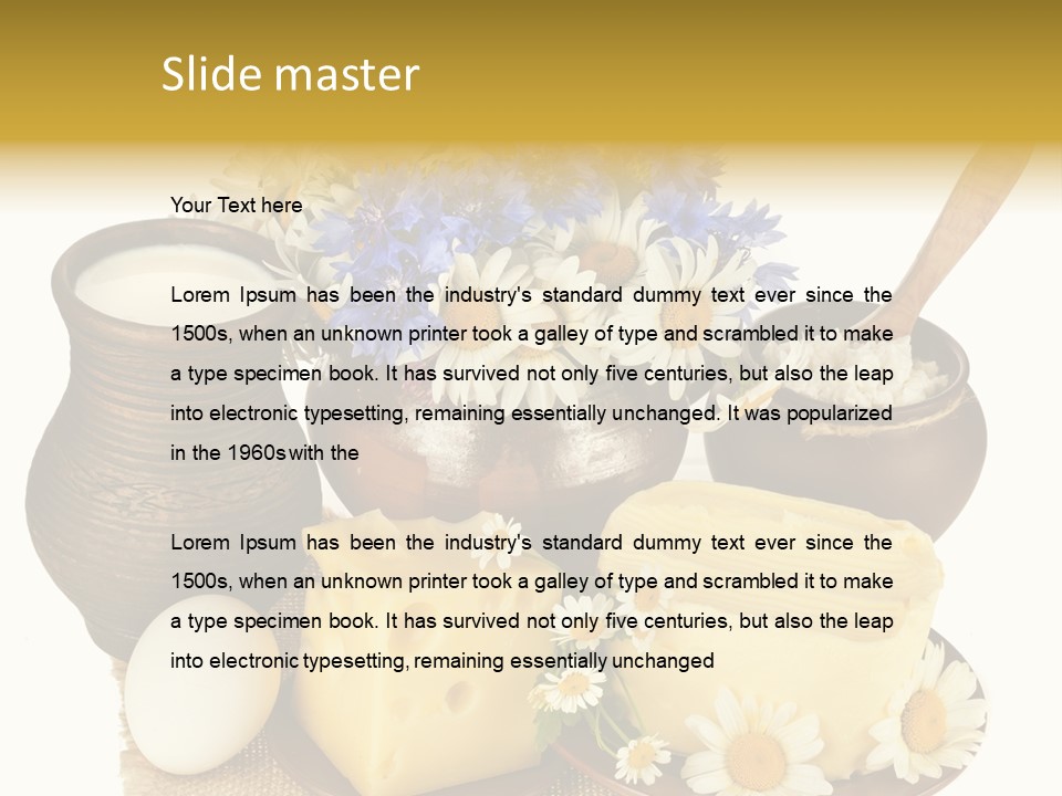 Wheat Spoon Cottage PowerPoint Template