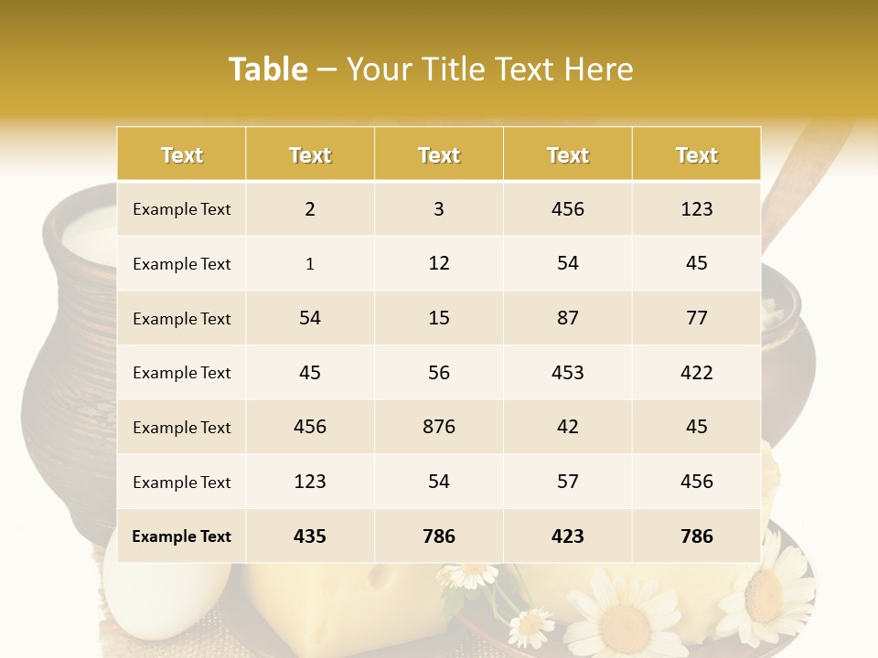 Wheat Spoon Cottage PowerPoint Template