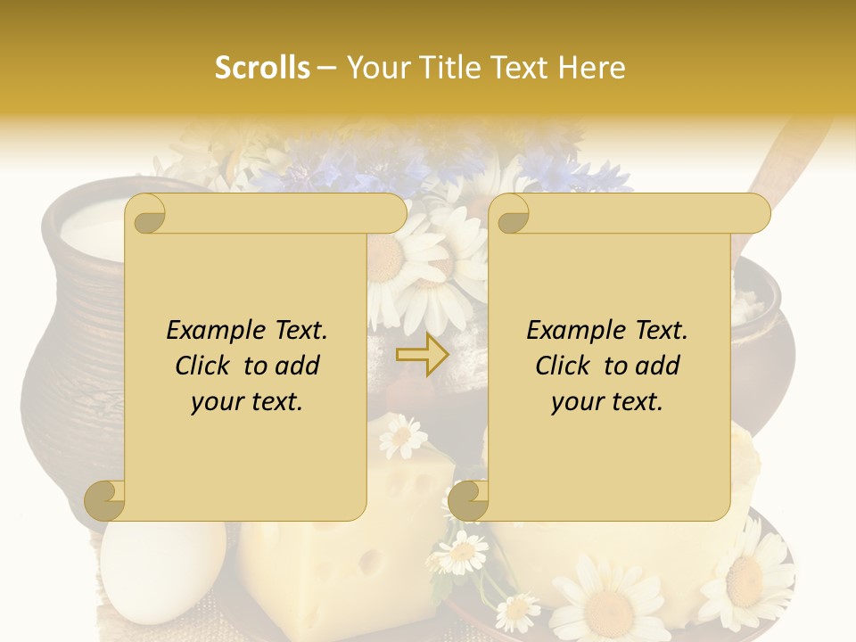 Wheat Spoon Cottage PowerPoint Template